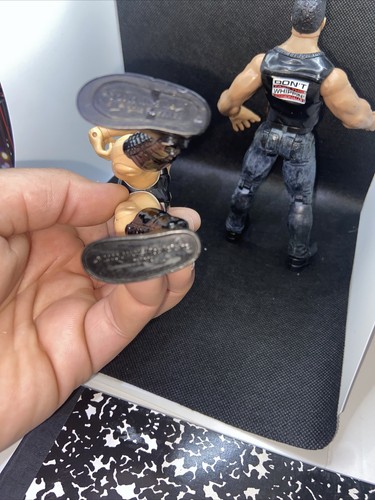 WWE Superstars Kurt Angle, Matt Hardy, Ron Simmons and more figurine lot 4 Total - Picture 8 of 9