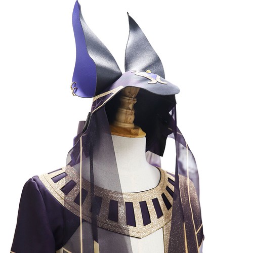 Costume Carnevale Alta Qualità Genshin Impact Cyno Cosplay Costume Halloween Abiti - Foto 8 di 10