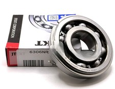 NEW KOYO 6306 NR C3 BALL BEARING, SNAP RING 30x72x19mm FAST SHIPPINGH