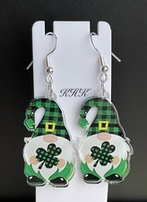 Irish Leprechaun Gonk Earrings Ireland Women’s Rugby World Cup St Patrick’s Day