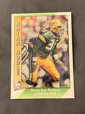 Vintage Brian Noble Pacific Football Card - Green Bay Packers #91