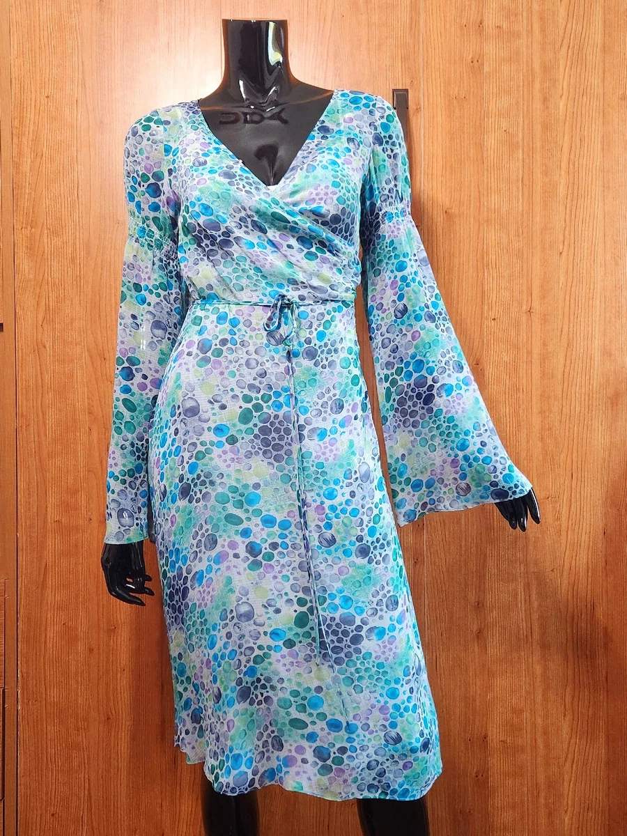 Watercolor print dress deals