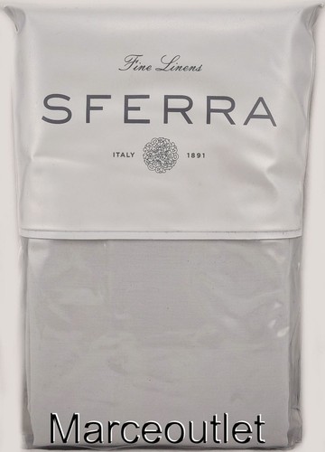 Sferra Celeste 3990 Long Staple Cotton Percale KING Pillowcases Tin
