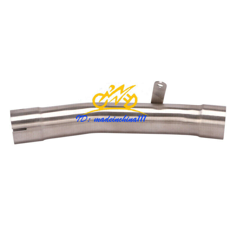 Exhaust Mid Link Pipe Connect Tube Escape For Kawasaki Ninja ZX6R