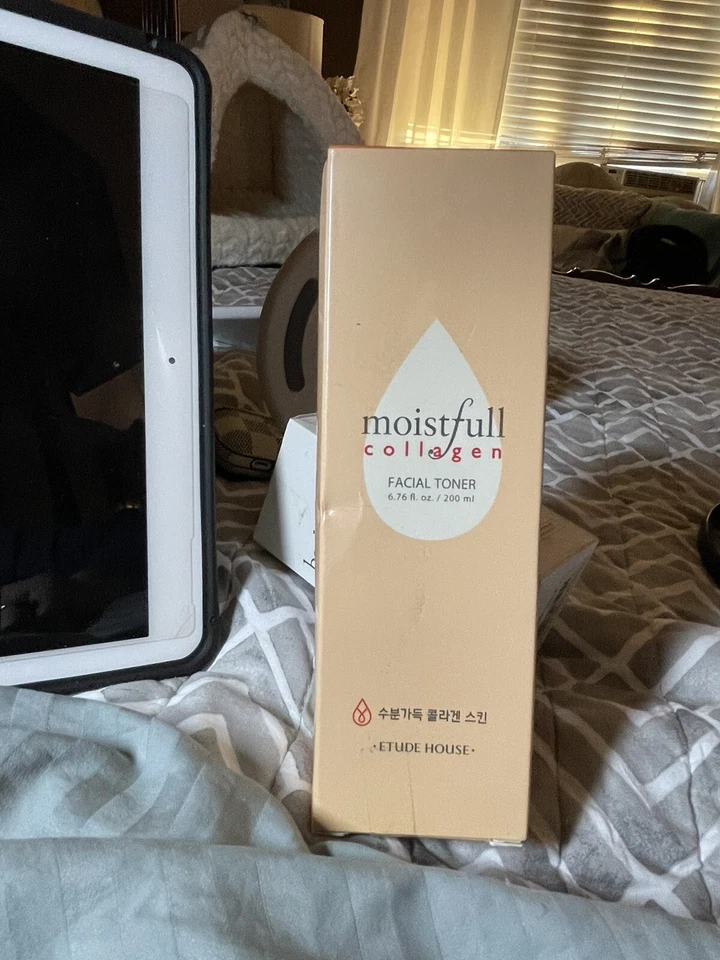Tónico facial Etude House Moistfull Colágeno 200 ml RENOVAR [Vendedor de EE. UU.] SELLADO D2 Foto 3 de 4