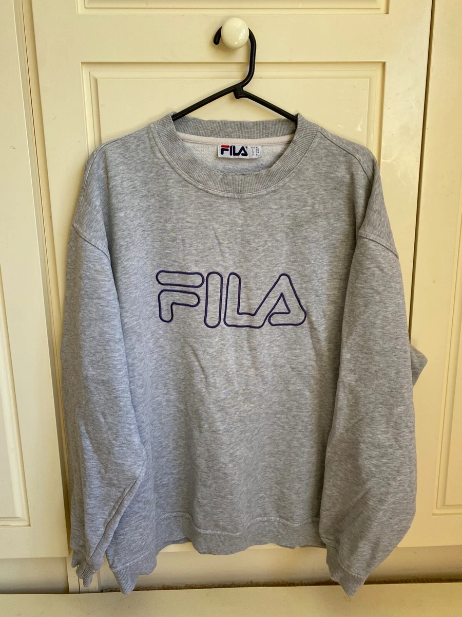 Fila gray deals sweatshirt