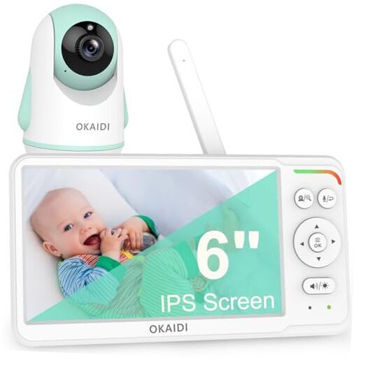 Baby Monitor with Camera and Audio, 6.0