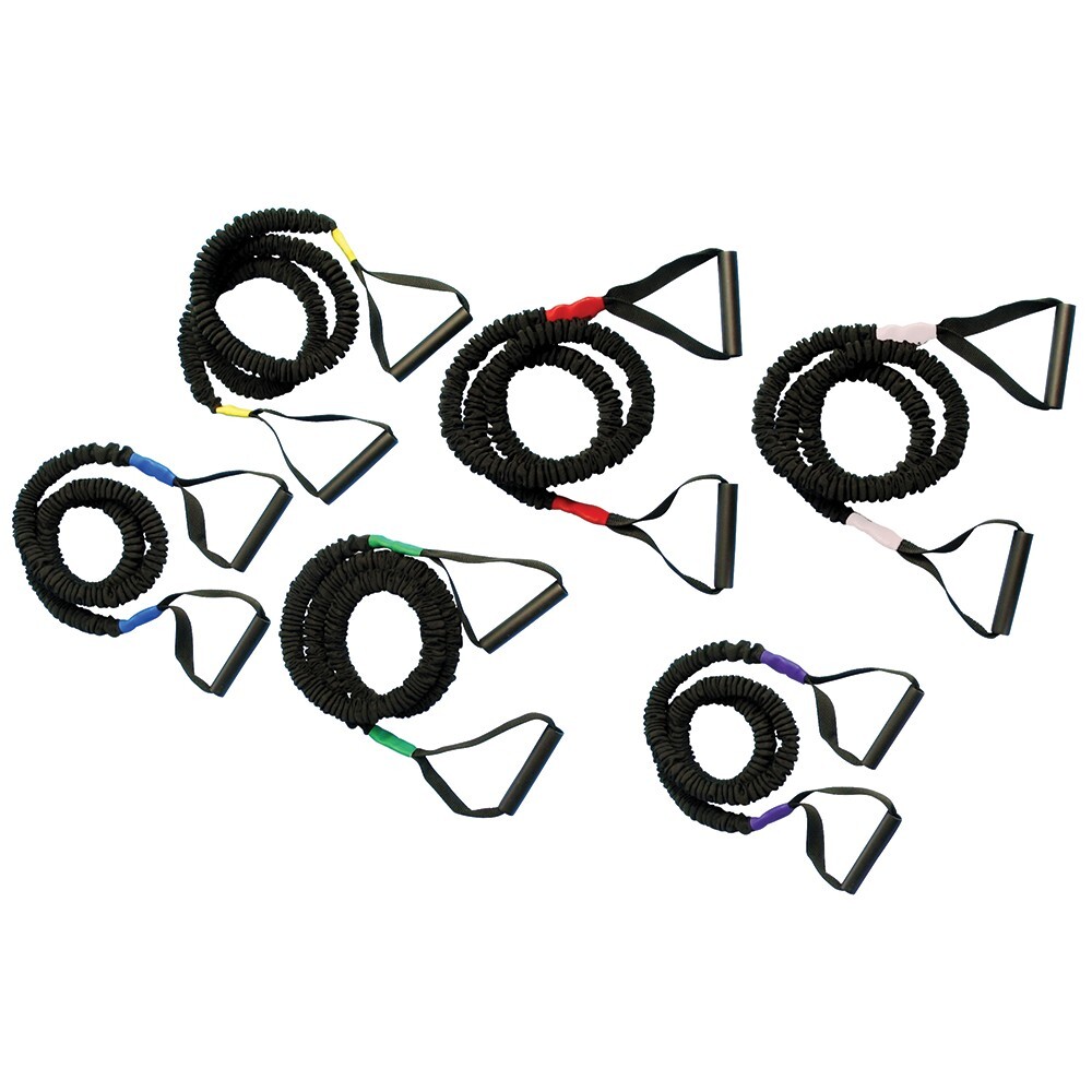 MILS Slastix Toners with Foam Handles Resistance Very Heavy 33 Lbs Green