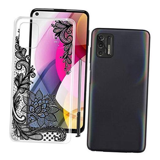 Phone Case for Motorola Moto G Stylus 2021 (6.81 inches), Transparent Soft-image