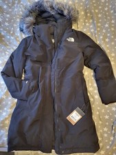 The North Face Arctic Parka Longline Puffer Jacket Size Small Down Winter Coat