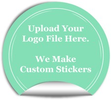 100pcs Custom Round Vinyl Sticker Labels Waterproof Logo Sticker for Business