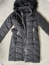 Lipsy Longline Belted Coat Size 8