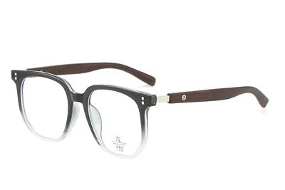 TECH-LINE-DIRECT FASHION ACCESSORIES Eyeglasses Frames Trend Flat Glasses Men Women Wood Grain Legs Fashion Style