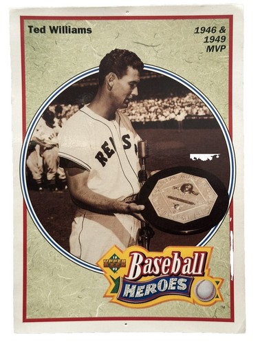 Panneau Vintage Boston Red Sox 1949 – Fenway Park – 26x9 Pouces – Original