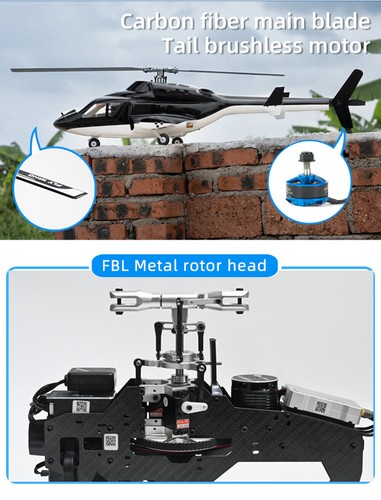 Flywing Airwolf 6CH M10 GPS 3D 2.4G One Key Return RC RTF Helicopter UK Plug - Picture 13 of 23