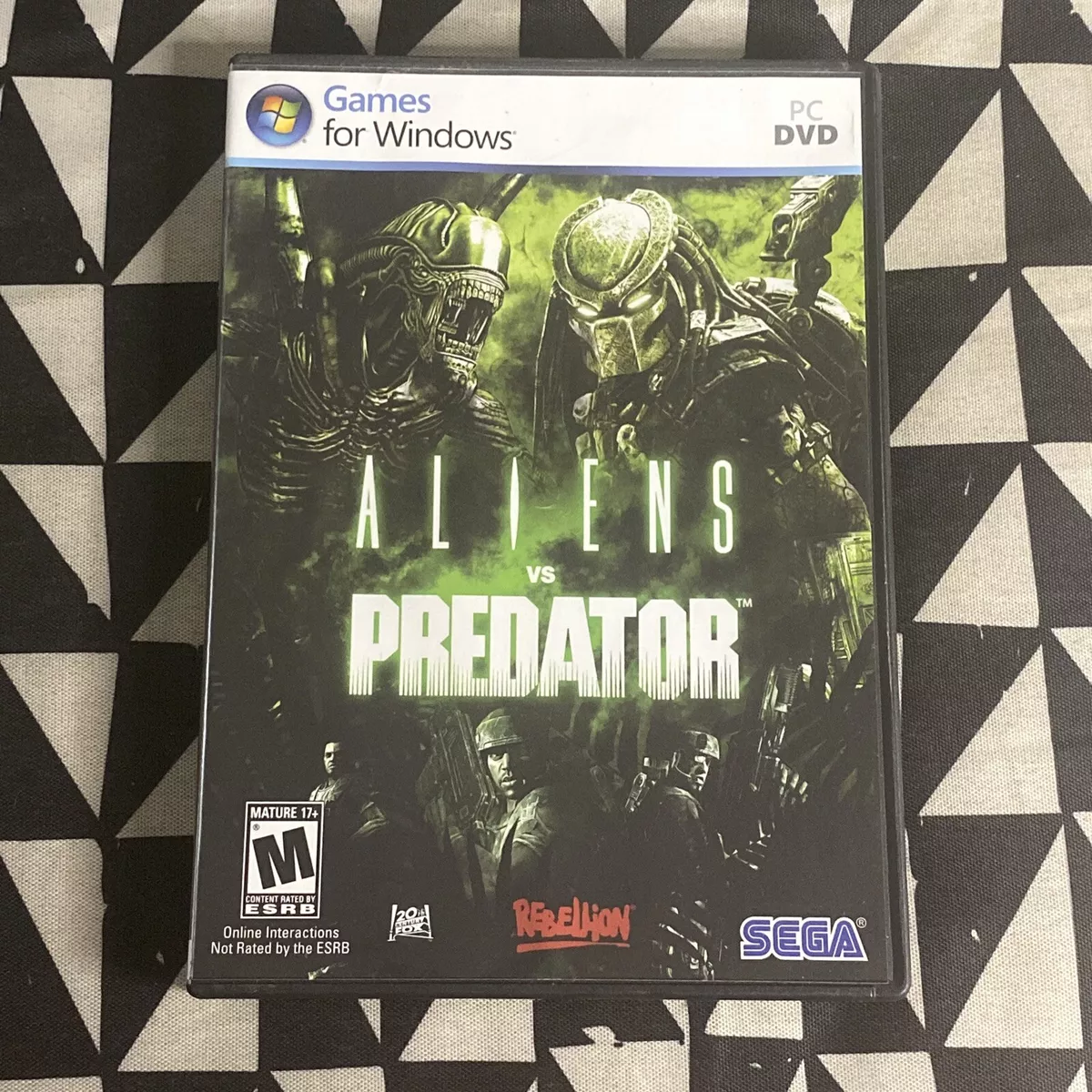 Aliens Vs Predators PSP ARTWORK INSERT ONLY Authentic