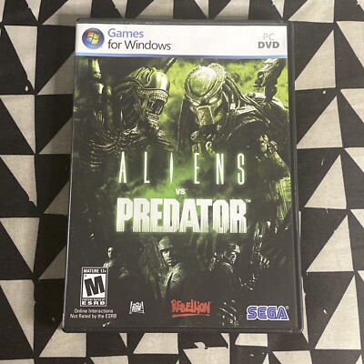 Aliens vs. Predator (PC, 2010) Complete With Manual