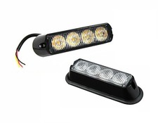 2 x LED Frontblitzer ORANGE Heckblitzer ECE R...