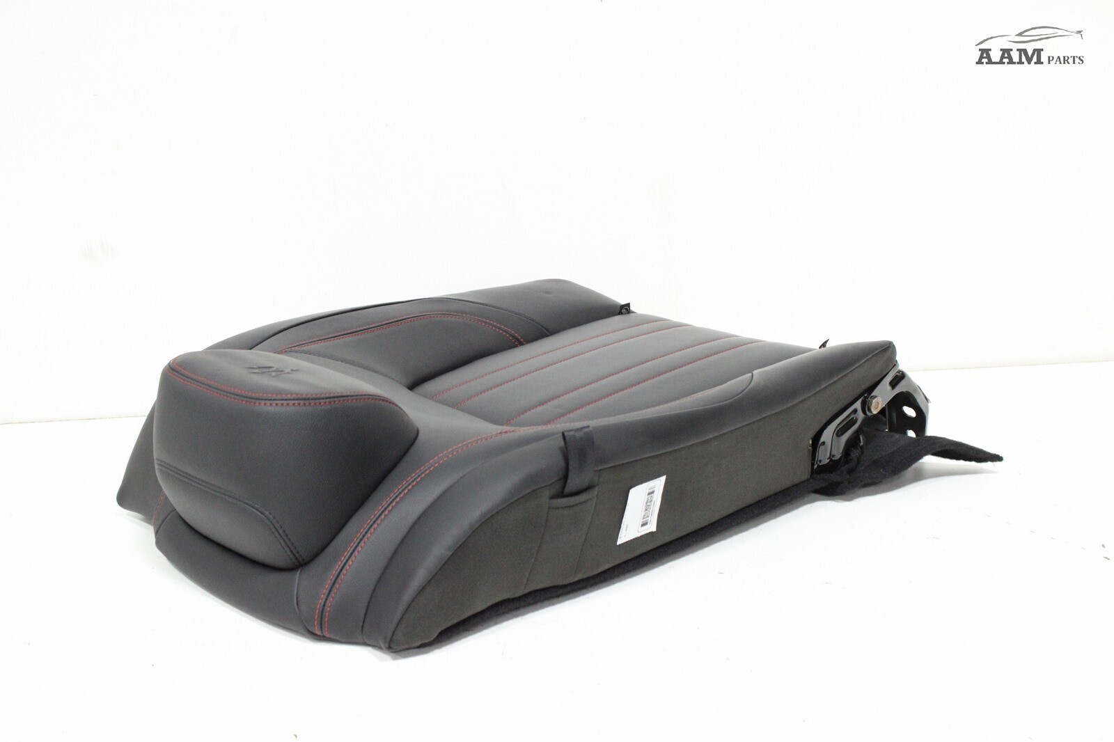 17-20 MASERATI GHIBLI M157 REAR RIGHT UPPER SEAT BACKREST CUSHION BLACK RED OEM