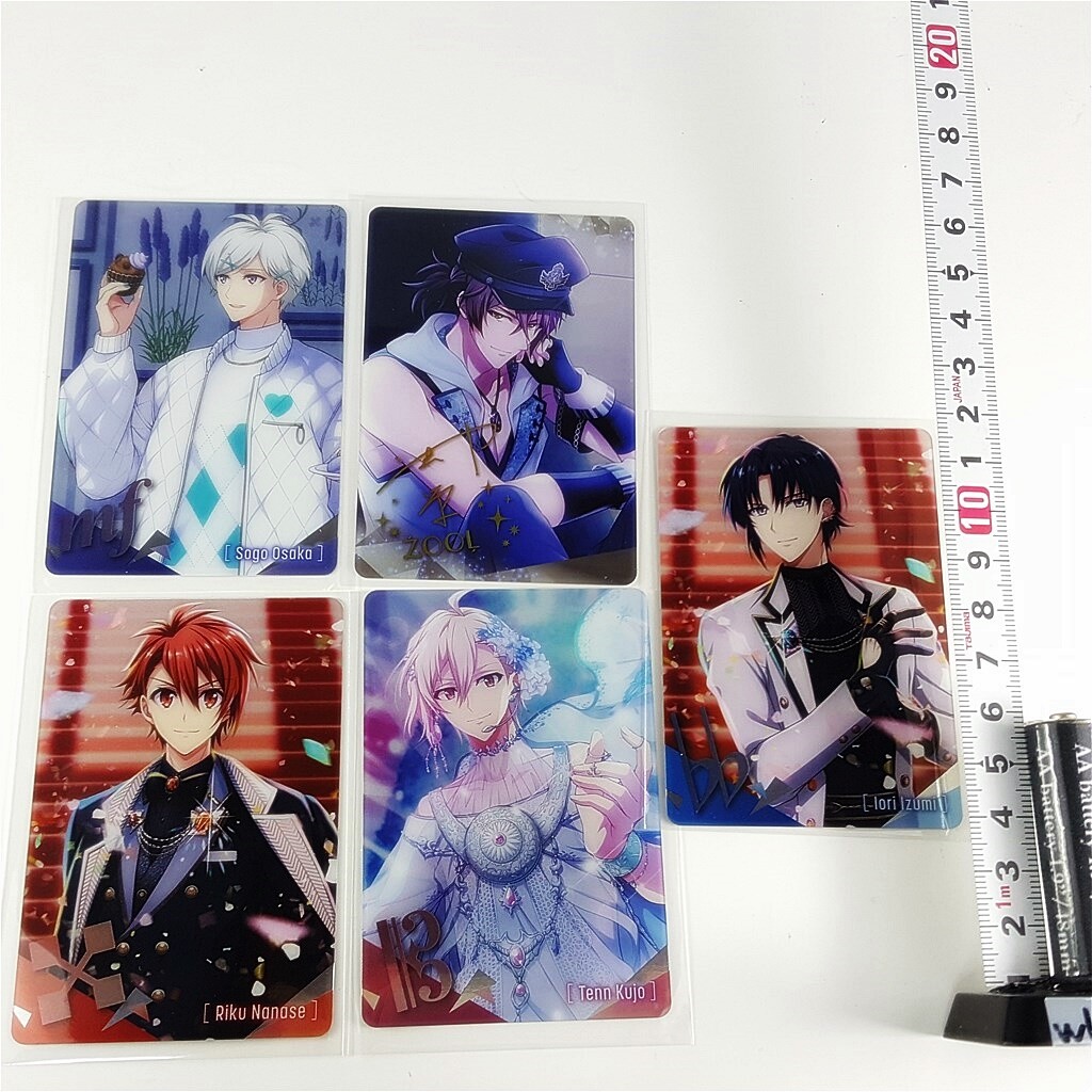 Idolish7 Sogo Riku Tenn Iori Torao Card Set of 5 lot Bandai