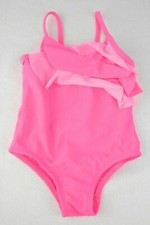 Make A Splash One Piece Swimsuit Pink Ruffles Infant/ Toddler Girl 12- 18 Month