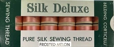 Silk Sewing Thread Size A. Belding Corticelli. Box of 12. Choose color