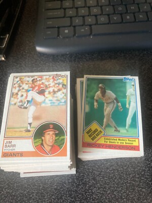 1983 TOPPS BASEBALL CARDS PART 1 (1-399) YOU PICK!