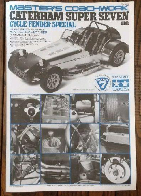 Tamiya 1/12 Caterham Super Seven BDR Cycle Fender Special From 