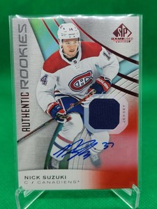 Large Discount Sale Nick Suzuki Authentic Rookies Sp Game Used 19 Red Auto Patch Signed 37 Online Discount Buy Www Babyliveadvice Com