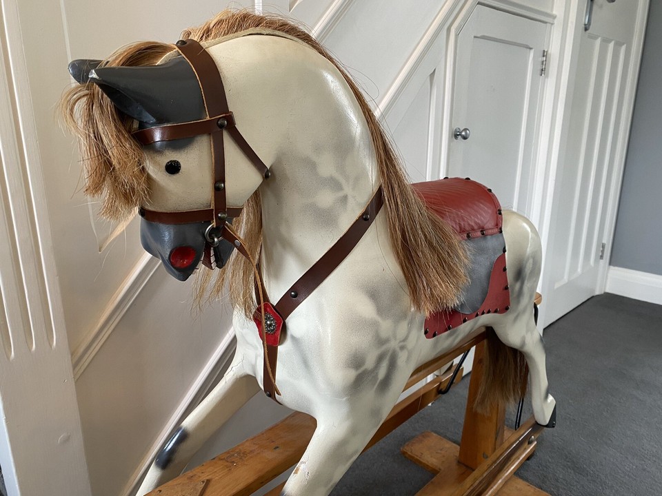 Haddon Wooden Vintage Rocking Horse eBay