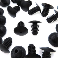 25x Fit 10mm Hole Auto Body Clip Plastic Rivet Fastener Bumper Fender Trim Panel