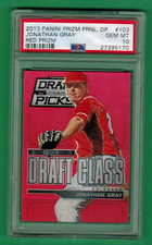 2013 PANINI PRIZM DRAFT PICKS JONATHAN GRAY RED 19/100 PSA 10 GEM MINT *POP 1*