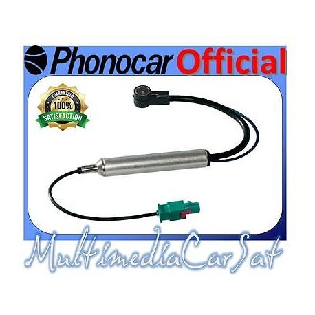 Phonocar 8540 Telealimentatore Adattatore Antenn Radio Ibiza 13- Leon 13- Toledo - Foto 1 di 1