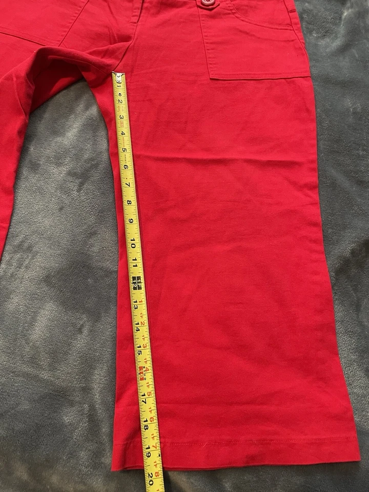 Pantalón Capri Forever Twenty One Rojo Talla L Usado Foto 4 de 4