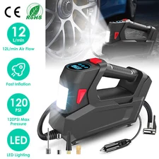 Car Tire Inflator 120PSI Portable Air Compressor 90W Air Pump Car Accessories