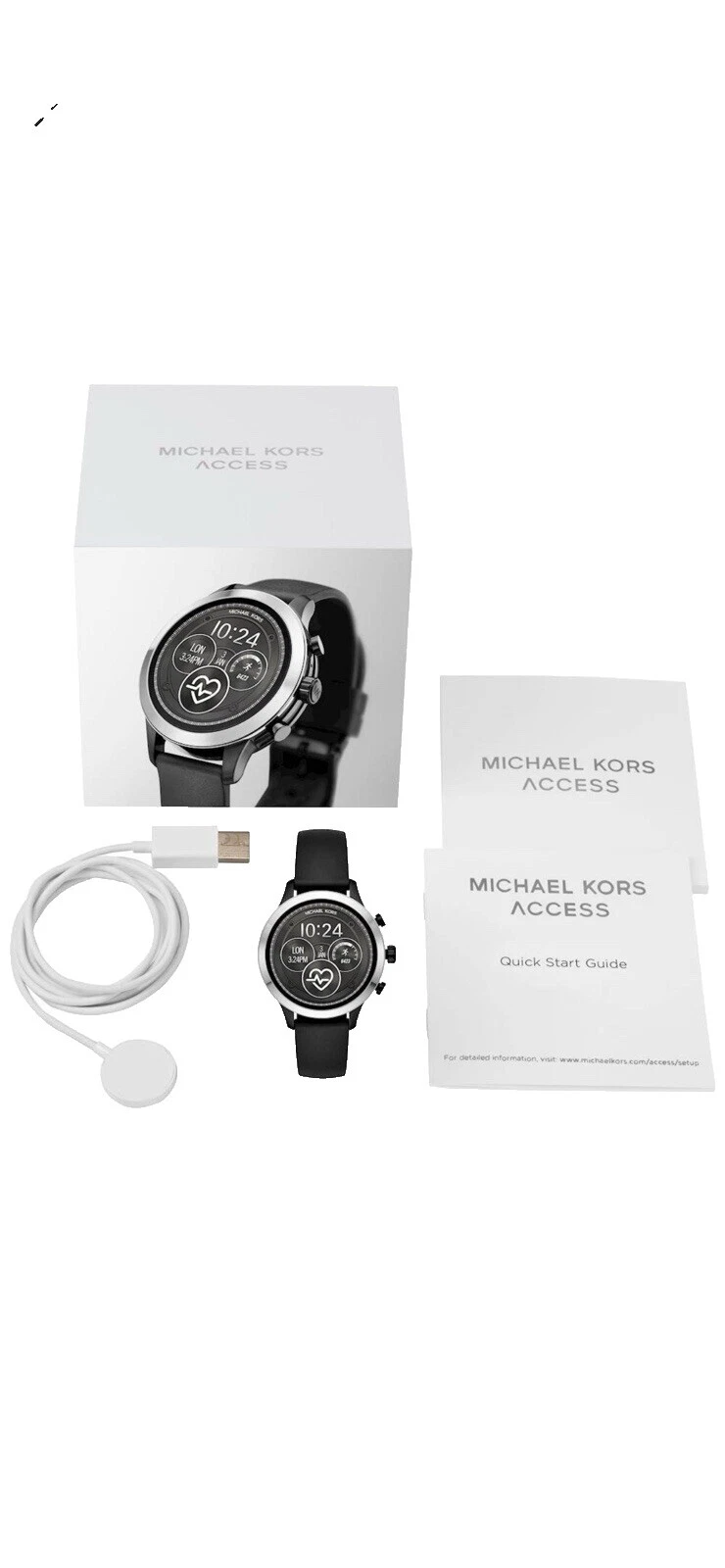 Michael Kors Bradshaw Silicone Silicone Wristwatches