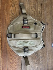 KONG Tactical Dog Vest/Harness. Tan/Khaki Size XL With Carry Pouches