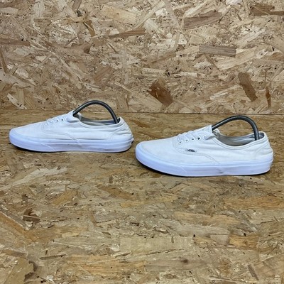 Vans Low Top Größe 8 UK Herren Cremeweiß Schnürschuhe Turnschuhe 4D