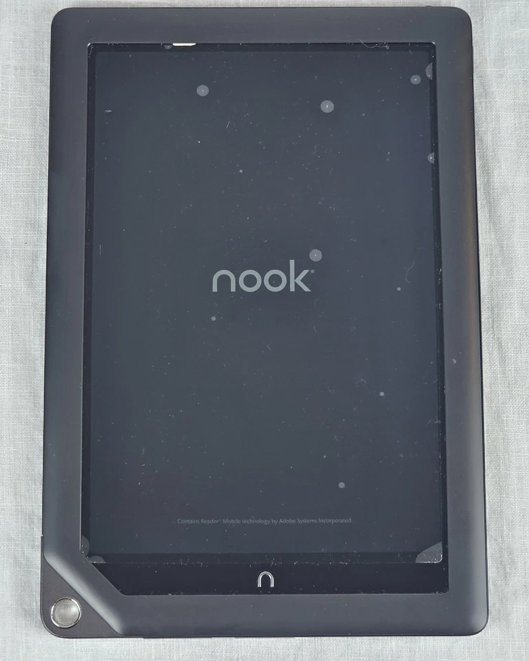 Lector electrónico Barnes & Noble Nook HD+ 16 GB Wi-Fi pantalla de 9 pulgadas enciende SOLO PIEZAS Foto 4 de 4