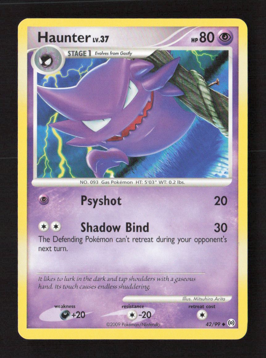 Haunter (42) Uncommon Arceus 42/99 LP Pokémon TCG