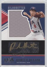 2018 Panini USA Baseball Stars & Stripes 17/89 Rawley Hector #63 Auto fm0