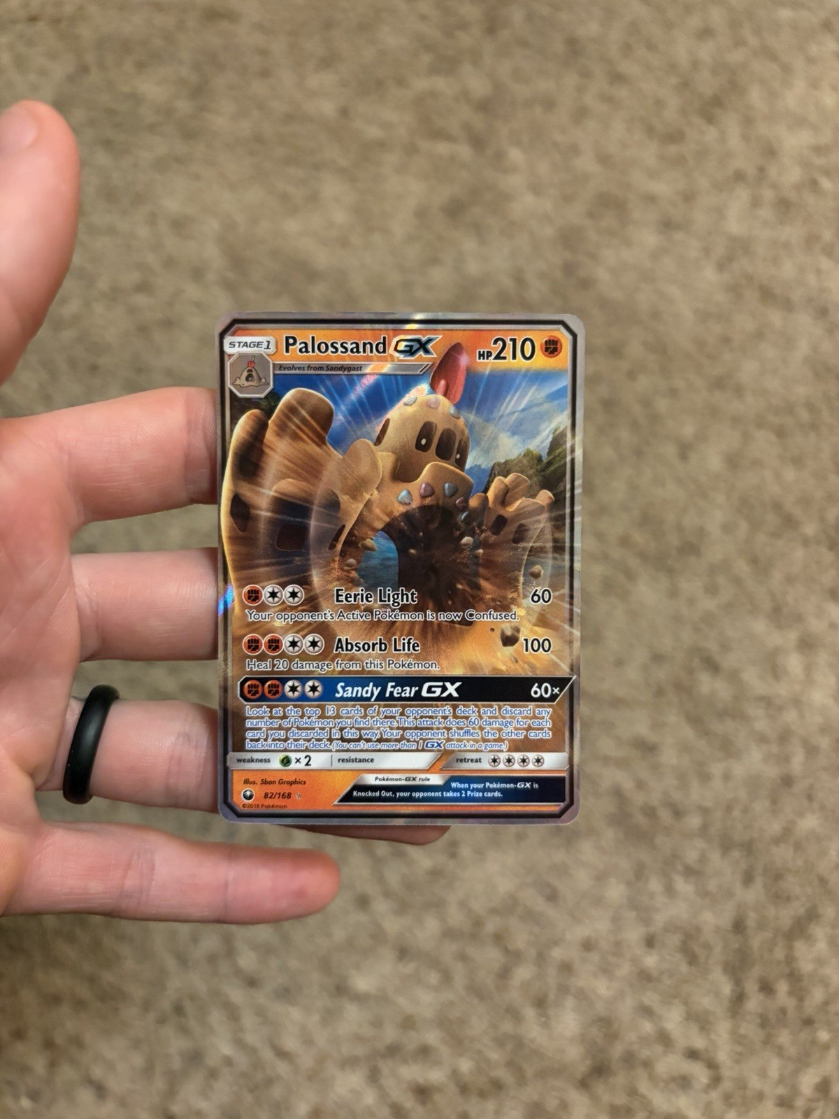 Palossand GX Ultra Rare SM - Celestial Storm 82/168 NM