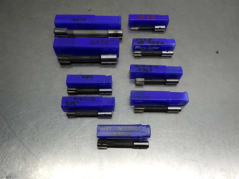 9 NEW! Proto-Cutter Brazed Carbide-Tip Reamers Various Styles/Sizes (As Shown)