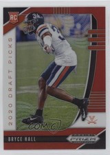 2020 Panini Prizm Draft Picks Rookies Red Bryce Hall #170 10ou