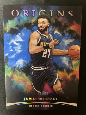 2021-22 Panini Origins Jamal Murray Blue 27/99 Jersey Numbered Match # Nuggets