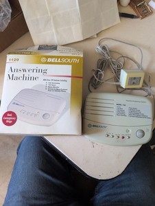 Vintage 1990's Bell South Answering Machine 1129 with Original Packaging & Tape