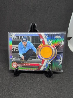 2026 Topps Chrome U.S. Winter Olympics #USM-JR John Shuster Team USA Memorabilia