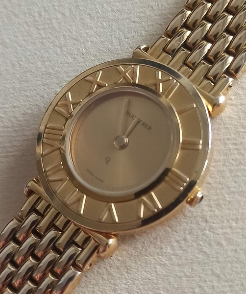 Bucherer Paradiso Damenuhr vergoldet