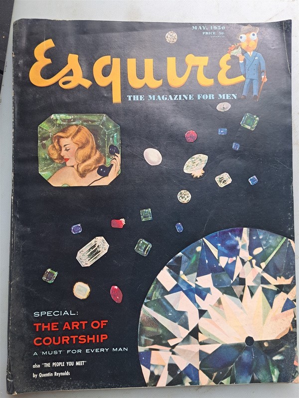 ESQUIRE Magazine - May 1950 Courtship, Wild Bill Hickock