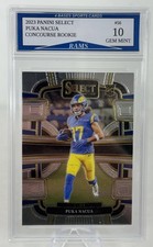 2023 Panini Select Puka Nacua L.A. Rams Concourse Rookie Card #56 . rookie card picture